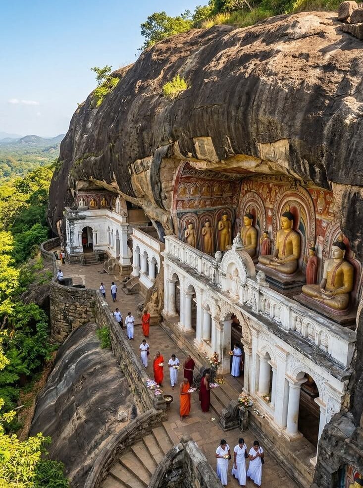 Scenic Sri Lanka Coastline